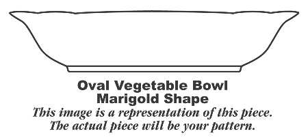 M100 8" Oval Vegetable Bowl