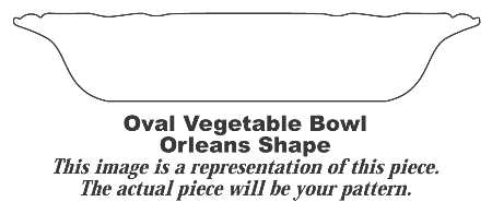 W232 9" Oval Vegetable Bowl