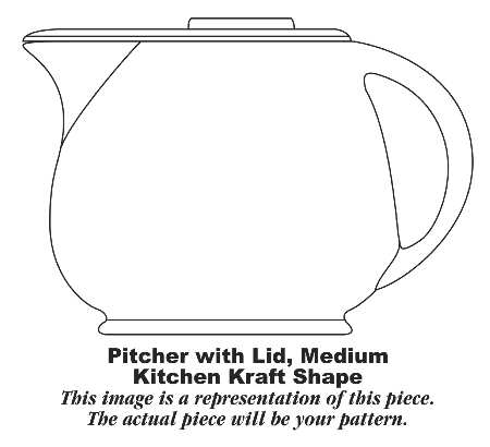 Mexicana (Kitchen Kraft, Red Band) Pitcher & Lid