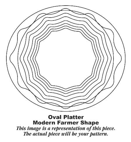 Breton 11" Oval Serving Platter