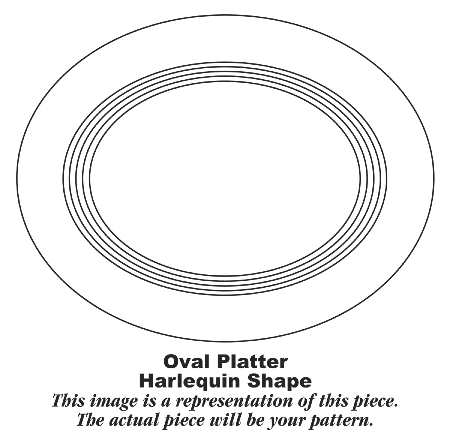 B1141 13" Oval Serving Platter