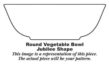 Jubilee Shell Pink 7" Round Vegetable Bowl