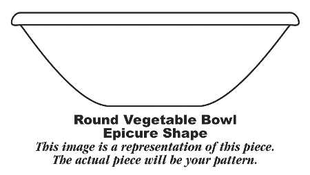Epicure Dawn Pink 8" Round Vegetable Bowl
