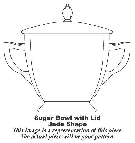 J213 Sugar Bowl & Lid