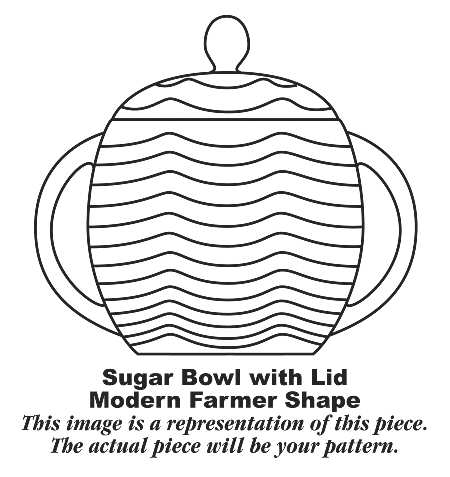 Gascon Sugar Bowl & Lid