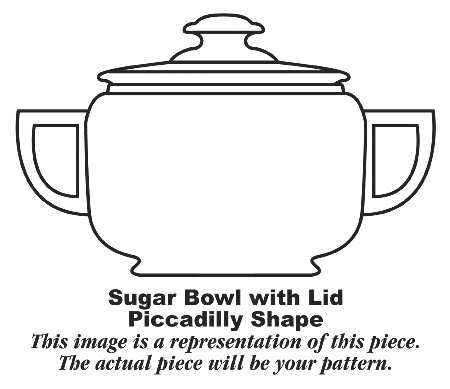 Royal Maroon Sugar Bowl & Lid