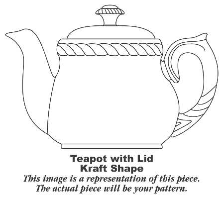 Historical America Blue (Smooth) Teapot & Lid