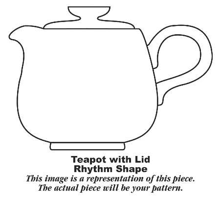 Modern Star Teapot & Lid