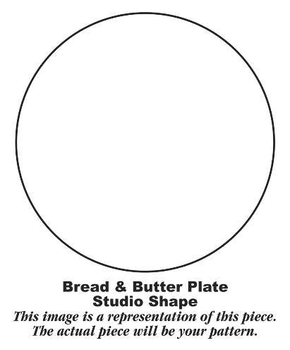 Blue Star Bread & Butter Plate