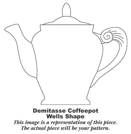 Wells Art Glaze Rust Mini Coffee Pot & Lid