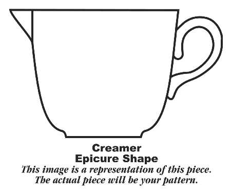 Tulip Wreath  Creamer