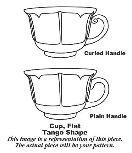 Tango Fiesta Red Flat Cup
