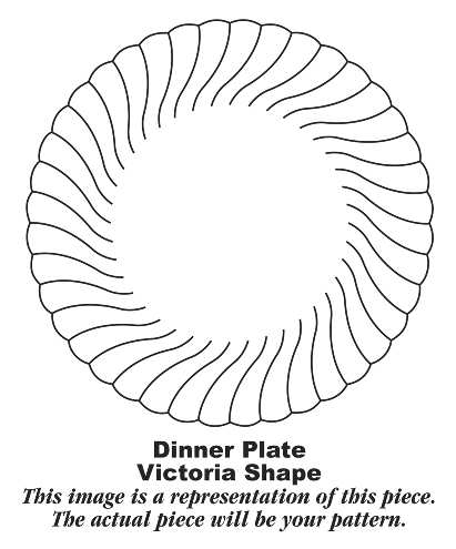 Rambling Rose Dinner Plate