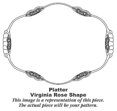 VR135 10" Oval Serving Platter