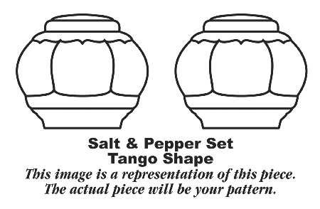 Tango Fiesta Red Salt & Pepper Set