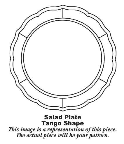 Tango Green Salad Plate