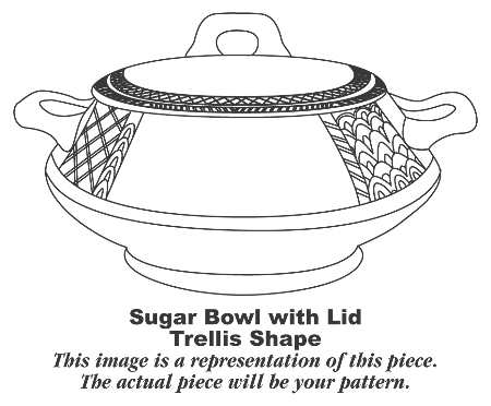 HLC2078 Sugar Bowl & Lid