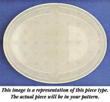 Blue Ice 13" Oval Serving Platter
