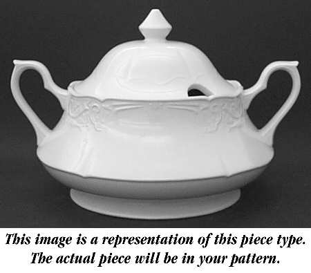 Springfield (Blue Flowers) Tureen &  Lid