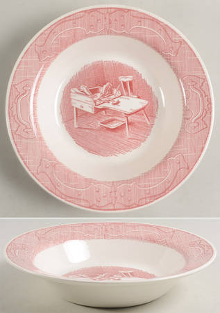 OLD CURIOSITY SHOP, THE (PINK) 9" Round Vegetable Bowl