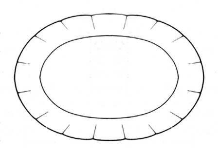 Carnegie 16" Oval Serving Platter
