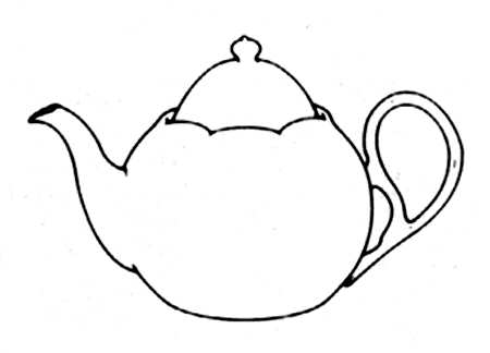 Victorian Lace Teapot & Lid
