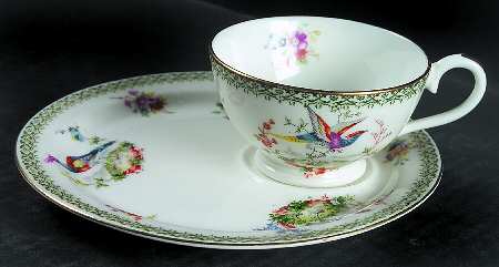 E7726 Dessert Plate & Cup Set