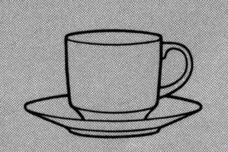 Navajo Flat Cup & Saucer Set