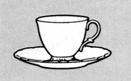 Chatelaine Footed Demitasse Cup & Saucer Set