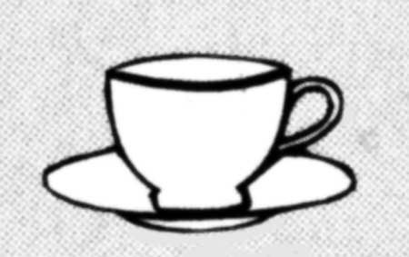 Whitehaven Footed Cup & Saucer Set