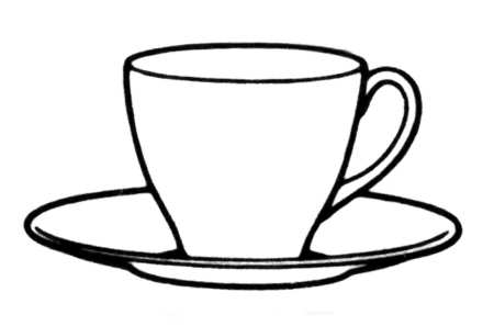 Nankin Flat Demitasse Cup & Saucer Set