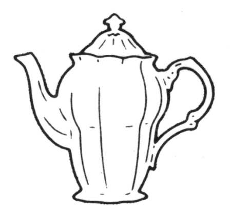 Temple Garden Coffee Pot & Lid