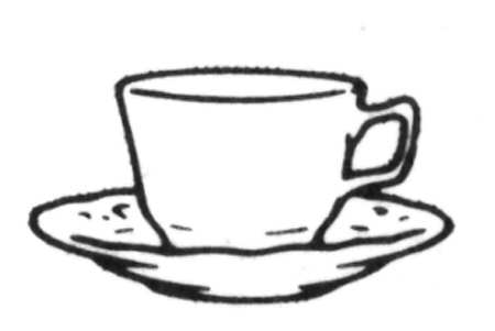 Southdown Flat Demitasse Cup & Saucer Set