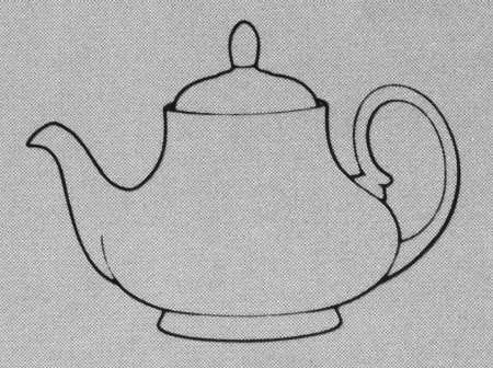 Wistful (Georgian Shape) Teapot & Lid