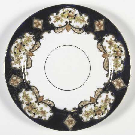 Heirloom (Crown China Stamp, Smooth) Dessert/Pie Plate
