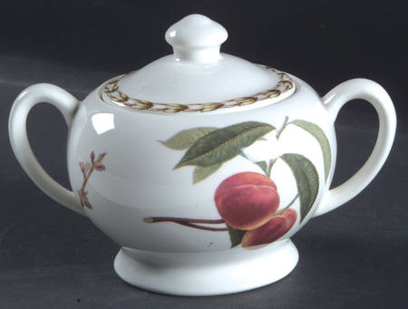 Hooker's Fruit (Fine China, Not Made in England) Sugar Bowl & Lid
