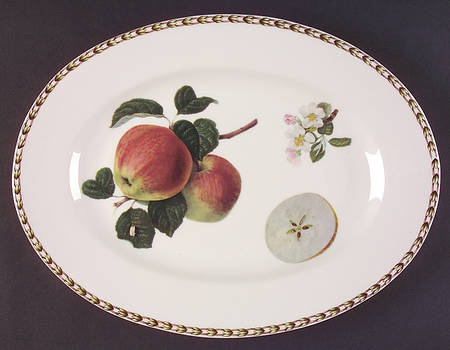Hooker's Fruit (Fine China, Not Made in England) 14" Oval Serving Platter