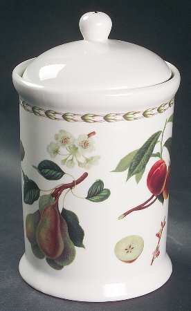 Hooker's Fruit (Fine China, Not Made in England) Tea Canister & Lid