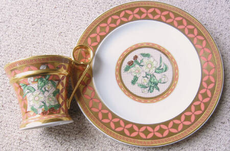 Floral Elegy Dessert/Pie Plate