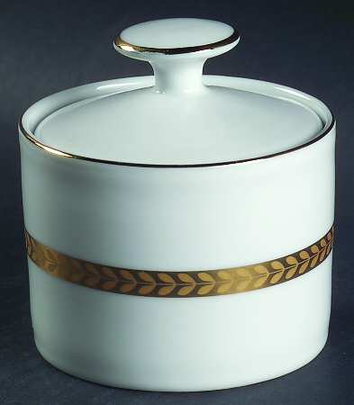 Imperial Gold Sugar Bowl & Lid