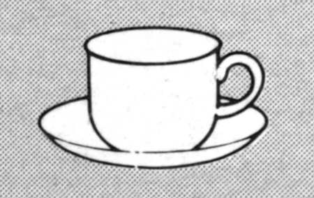 Salerno Flat Cup & Saucer Set