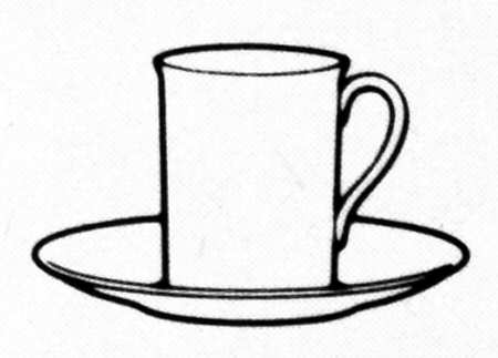 Josephine Platinum Flat Demitasse Cup & Saucer Set