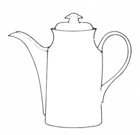 Charade Coffee Pot & Lid