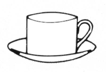 Concord Platinum (Concord Shape) Flat Cup & Saucer Set