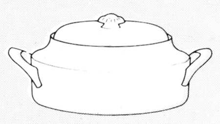 Sonnet (Paladio Shape) Round Covered Vegetable