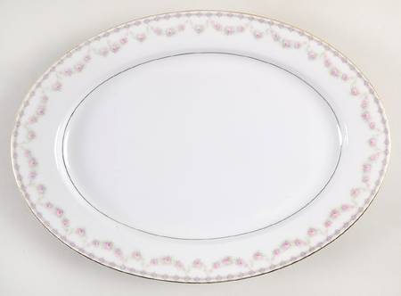 ROB328 12" Oval Serving Platter by Royal Bayreuth