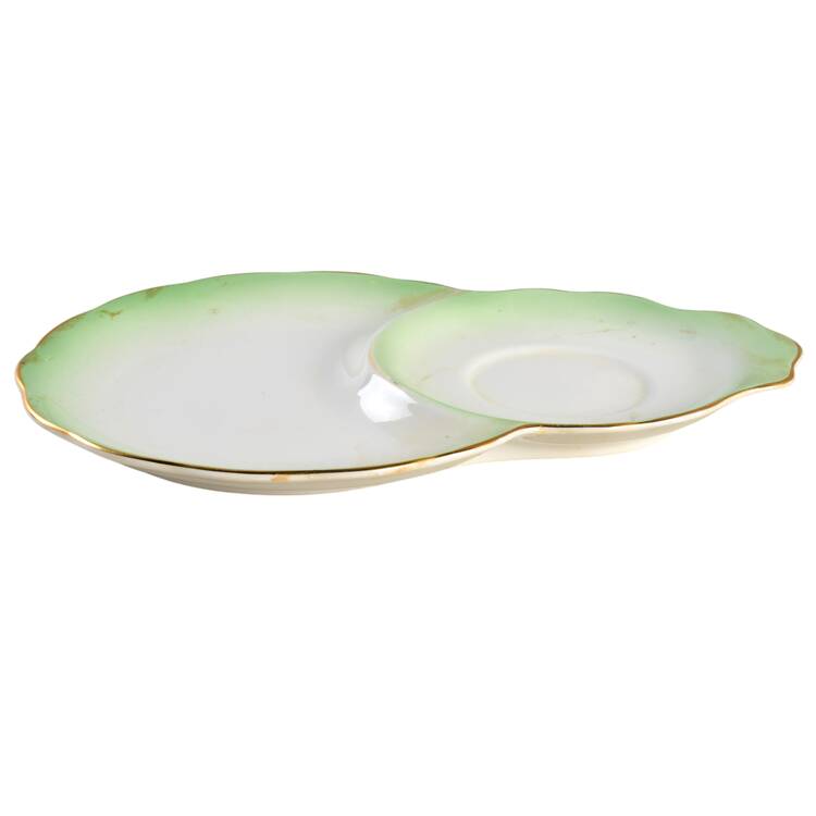 Rainbow Green Snack Plate