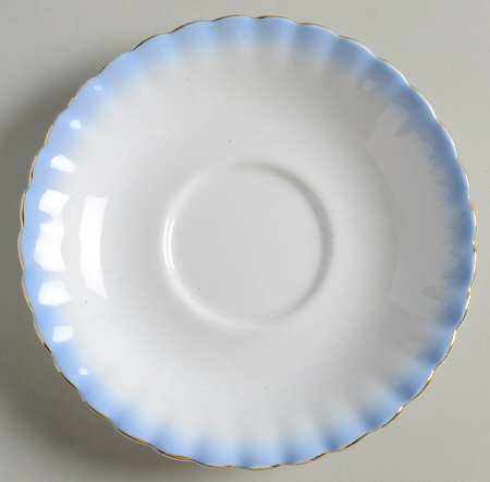 Rainbow Blue Saucer for Footed Cup
