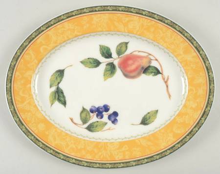Vintage Orchard 13" Oval Serving Platter