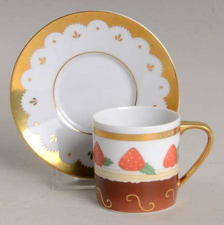 Dolci Deco Caprese Flat Demitasse Cup & Saucer Set